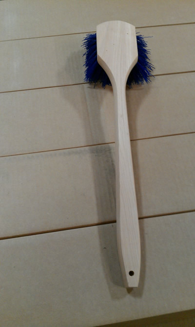 (image for) Blue Poly Pot Brush with 20" Wood Handle, case of 12